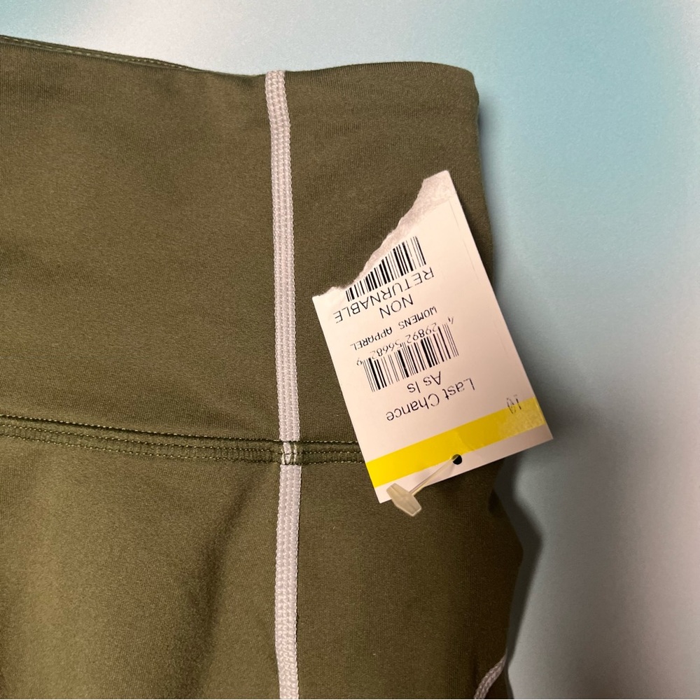 NWT Free People Movement You’re A Peach Leggings in Green Size XS - Picture 3 of 5